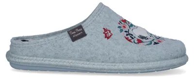 Produktbild von Toni Pons Snoopy Damen Filz-Hausschuhe Aqua Größe 37