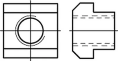 Produktbild von Reyher  T-Nutensteine DIN 508 10 M 24x28 (10 Stück)
