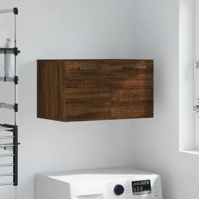 Produktbild von [Home] Wandschrank Braun Eichen-Optik 60x36,5x35cm Holzwerkstoff , Neue Mode 2024 im häuslichen Leben
