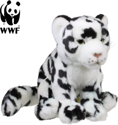 Zdjęcie produktu dla Pluszowa zabawka WWF lampart śnieżny (miękka, 19 cm) miękka zabawka do przytulania