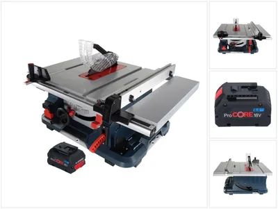Produktbild von Bosch GTS 18V-216 Professional Akku Tischkreissäge 18 V 216 mm Biturbo Brushless + 1x ProCORE Akku 8,0 Ah - ohne Ladegerät