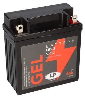 Immagine prodotto di Batteria 12V 5Ah per avviamento moto MG LB5-3