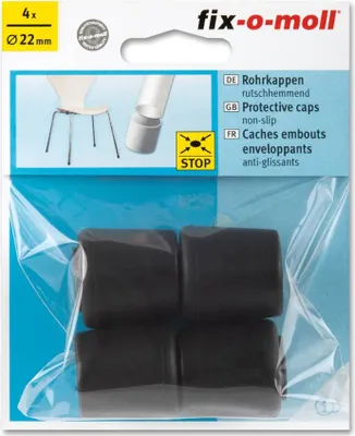 Produktbild von Rohrkappen rutschhemmend 22mm fix-o-moll