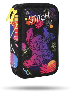 Produktbild von Coolpack Federmäppchen zwei Fächer mit Zubehör Stitch Jumper 2