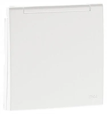 Produktbild von Efapel Logus90 Schuko Steckdose IP44 Zentrallement Weiß