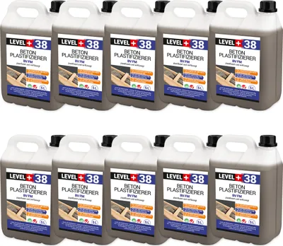 Produktbild von Beton-Zusatzmittel 50L Fliessmittel Betonverflüssiger Plastifizierer LEVEL+ RM38