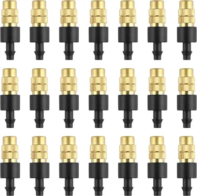 Imagen del producto de Boquillas de riego por goteo, ajustables, 30 unidades, de 4/7 mm, para riego de jardines