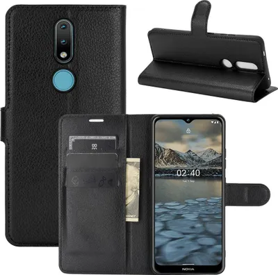 Produktbild von Nokia 2.4 Hülle - Coverup Klapphülle - Schwarz