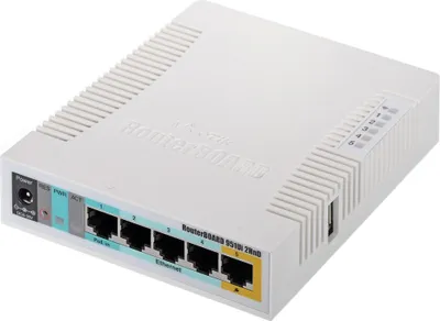 Obrázek produktu pro Mikrotik RB951Ui-2HnD, 2.4 GHz, 10,100 Mbit/s