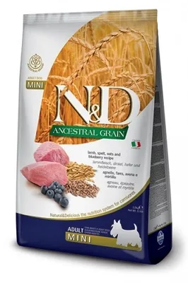 Obrázok produktu pre Farmina N&D Dog Low Grain Adult Mini Lamb & Blueberry 2,5kg