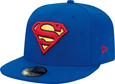 Produktbild von New Era 59FIFTY Cap - SUPERMAN blau / rot / gelb - 7 1/8