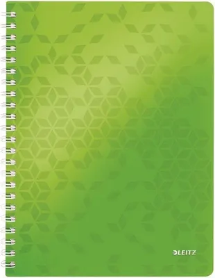 Produktbild von Leitz WOW, Einfarbig, Grün, A4, 80 Blätter, 80 g/m², Softcover