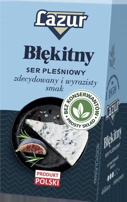 Zdjęcie produktu dla Lazur Ser pleśniowy Błękitny 100 g