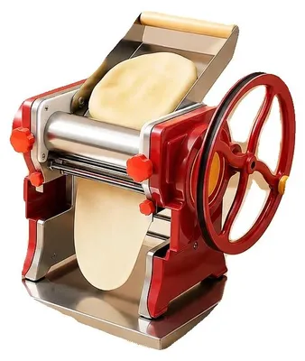 Immagine prodotto di Macchina per la pasta, realizzata in acciaio inossidabile, dimensioni 38x28x26 cm, spessore regolabile da 0,5 a 5 mm, adatta per 5-10 persone, peso 12,55 kg