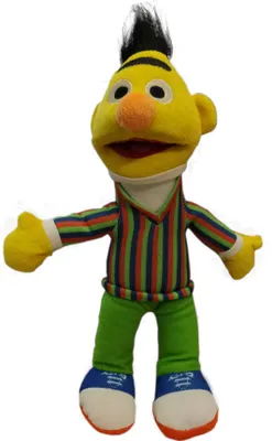 Produktbild von Sesamstraße Plüschfiguren (25cm) Kuscheltier Stofftier Plüschtier Bert