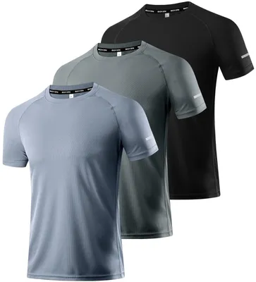 Produktbild von Set aus Herren-Sport-T-Shirts, Kurzarm