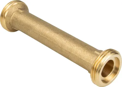 Produktbild von JS Passstück 1 Zoll (DN20) x 190 mm für Wasserzähler Wärmemengenzähler - Messing blank