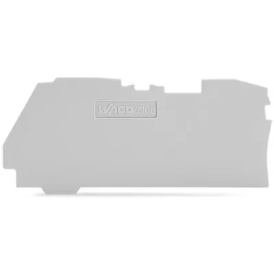 Produktbild von Wago 2106-1291, Anschlussblockmarker, 25 Stück(e), Grau, 1 mm, 74,8 mm, 32,9 mm