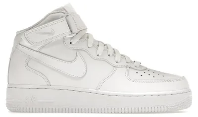 Produktbild von Nike Air Force 1 Mid Triple White (Women's) - EU 44.5
