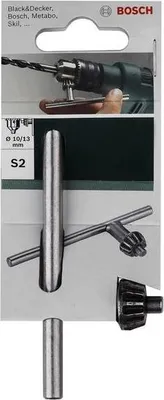 Produktbild von Bosch 2 609 255 711, Spannfutterschlüssel, PSB 18 LI-2 PSB 14.4 LI-2 PBH 2100 RE PBH 2800 RE UniversalImpact 800 PSB 850-2 RE PBD..., Metallisch, 1 Stück(e)