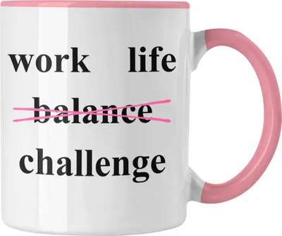 Produktbild von Trendation - Lustige Tasse mit Spruch für Frauen Männer Arbeit Büro Lustig Tassen Becher mit Sprüchen Kollegin Geschenk Sarkasmus Challenge (Rosa)