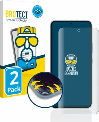 Produktbild von 2x BROTECT Fullscreen Schutzfolie für Samsung Galaxy S22 5G Displayschutz Folie Fullcover Matt Entspiegelungsfolie
