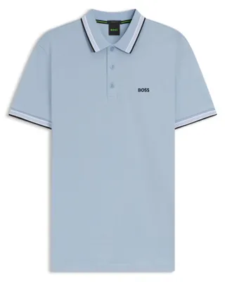 Produktbild von BOSS Herren Paddy Polo, Light/Pastel Blue450, S EU