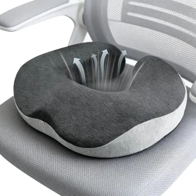 Image de Coussin anti-escarres de la marque Omgoods, de forme en U, avec housse lavable