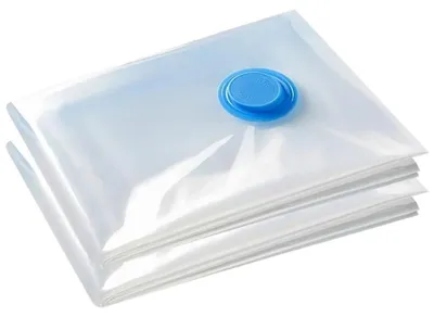 Productafbeelding van Herbruikbare Vacuumzakken voor Kleding 100x130cm - Set van 2