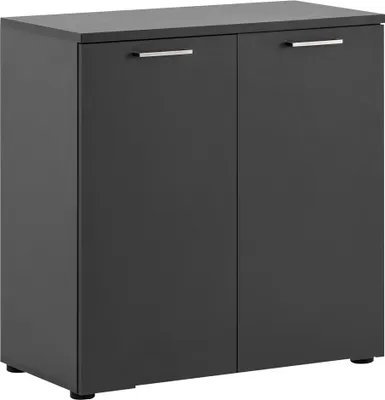 Produktbild von Aktenschrank Büro META-80 in anthrazit, B/H/T: ca. 80,2/84,2/41 cm