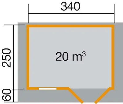 Produktbild von weka Gartenhaus 109 Gr. 1