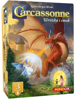 Obrázek produktu pro Carcassonne 3: Víla a drak, 3. vydání – Bard Centrum Gier