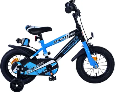 Obrázok produktu pre Detský bicykel Volare Sportivo - chlapci - 12 palcov - modrý čierny