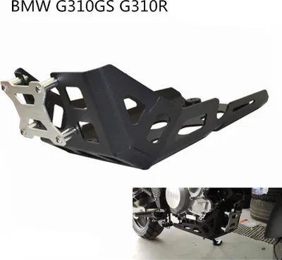 Image de Modification de la moto Couvercle de protection du moteur Planche de dessous pour BMW G310GS G310R 2017-2019 noir