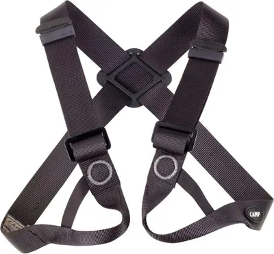 Image de CAMP Harnais torse unisexe Fig. 8, Escalade, Noir, XS/L