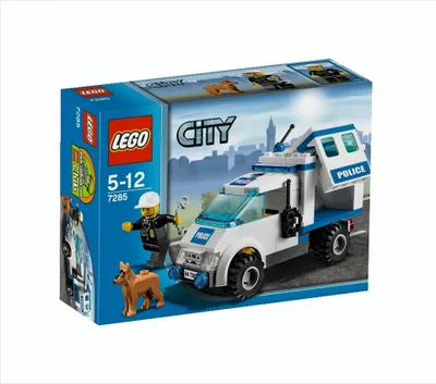 Produktbild von LEGO 7285 Polizeihundeinsatz  LEGO Zustand:  100% komplett mit Anleitungen, aber ohne Box., Anzahl Anleitungen: 1, Anzahl Minifiguren: 1, Anzahl Teile: 92, Thema: LEGO City, Gewicht: 0.146 KG, Veröffentlicht in: 2011, Verpackungsmaße (lxbxh): 19.1 x 14.1 x 6.1 cm, Zahl: 7285-1, EAN: 5702014724013, UPC: 673419142038, Altersberatung: 5+