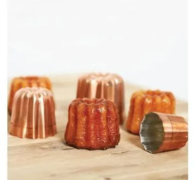 Immagine prodotto di de Buyer 6820.45N Canelés vroubkovaná měď průměr 45 cm