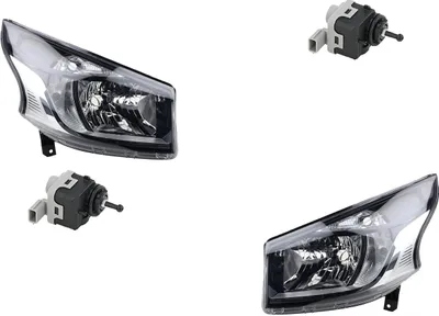 Zdjęcie produktu dla Johns, reflektory pasujące do Renault Trafic 05/14- H4 zestaw lewy prawy z serwomotorem 8200501939 2605600Q0E 260562319R 4420577 93168280 260601784R 2