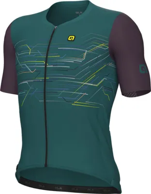 Produktbild von ALÉ Kurzarm Fahrradtrikot - PR-E MEGABYTE - Grün XL