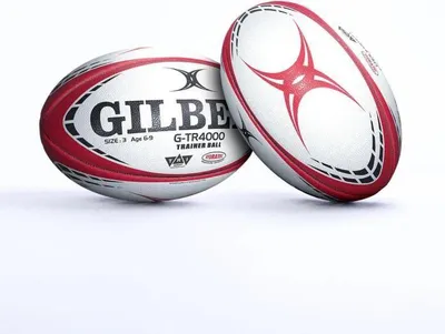 Image de Ballon de Rugby, Entraînement GTR4000, Rouge, GILBERT, Taille 3