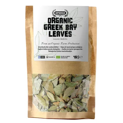Produktbild von APSOGO  Lorbeerblätter 75g - Echter Lorbeer (Laurus nobilis) aus Griechenland - Ganze, getrocknete Blätter - Aromatisch & Nachhaltig