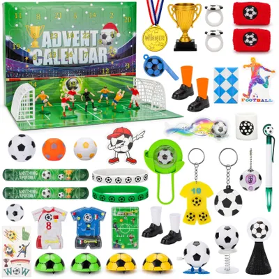 Immagine prodotto di Calendario dell'Avvento Calcio 2025 per Bambini