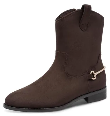 Zdjęcie produktu dla Marco Tozzi – eleganckie damskie botki 2-25027-47, brązowe