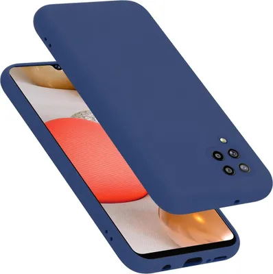 Produktbild von Cadorabo Schutzhülle für Samsung Galaxy A42 4G Hülle in Blau Handyhülle Case Cover TPU Etui