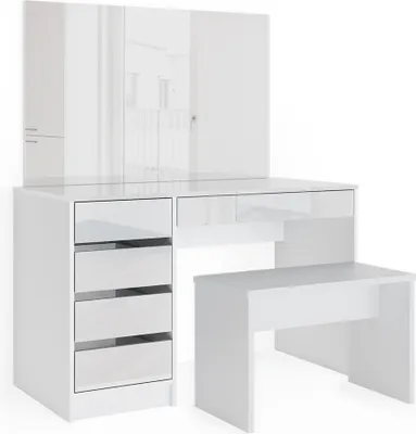Produktbild von Schminktisch Vicco Sherry Weiß 120 cm mit Bank, Model 33951