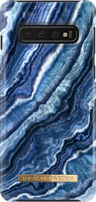 Productafbeelding van IDEAL OF SWEDEN IDFCSS19-S10-119 - Telefoonsleeve Fashion Indigo Swirl, geschikt voor Samsung Galaxy S10