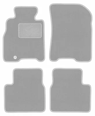 Obrázek produktu pro Velurové autokoberce pro: Mazda Xedos 9 1993-2001 (sedan) – sada 4 ks, šedé, na míru – Wielganizator OSLO