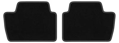 Produktbild von Velours-Fußmatten Hinten für BMW 4 G23 2021-2022 (Cabrio) – 2-tlg, Schwarz, passgenau – Wielganizator LUX