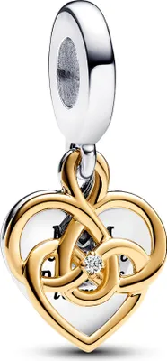 Produktbild von Dangle Charm Herz von PANDORA, 925er Silber, Metalllegierung