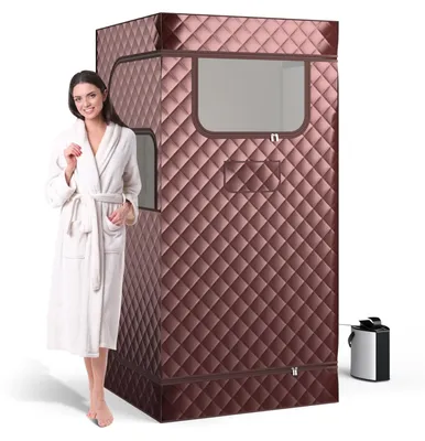 Obrázok produktu pre Saunový stan - Parnej kúpeľ - Infražiariaca sauna - Wellness stan - Kúpele - Nastaviteľná teplota 35-63°C